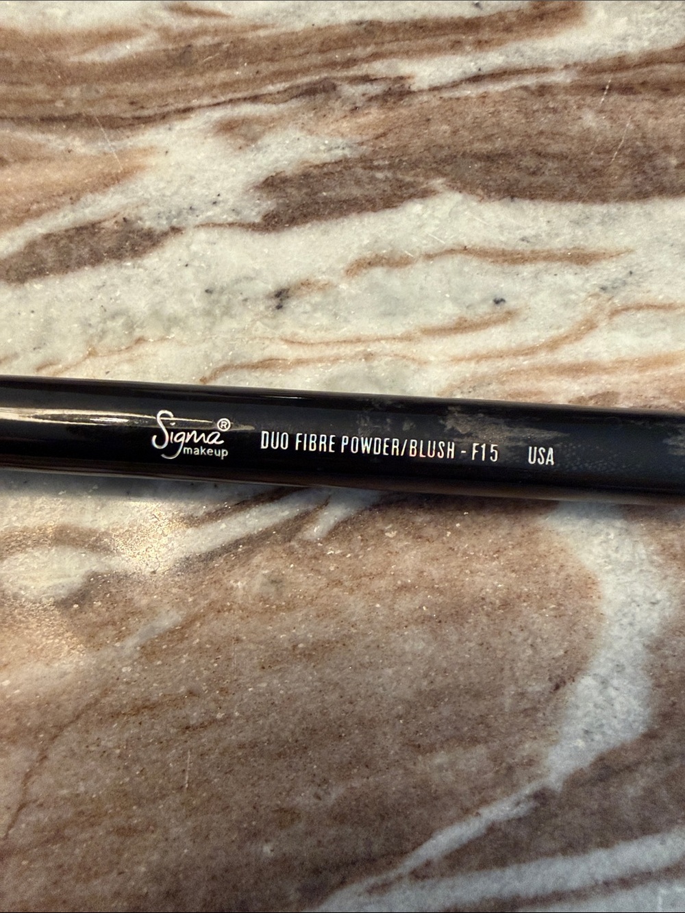 Sigma Beauty Duo Fibre Powder/Blush Brush F15 - Black - Picture 3 of 3
